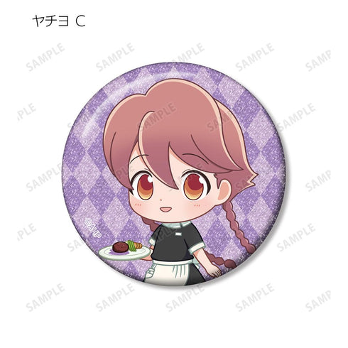 『アポカリプスホテル』トレーディング ちびキャラ ホテルモントレ制服&モーニングスタッフver. グリッター缶バッジ(単位/BOX)